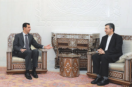 مشایی و بشار اسد