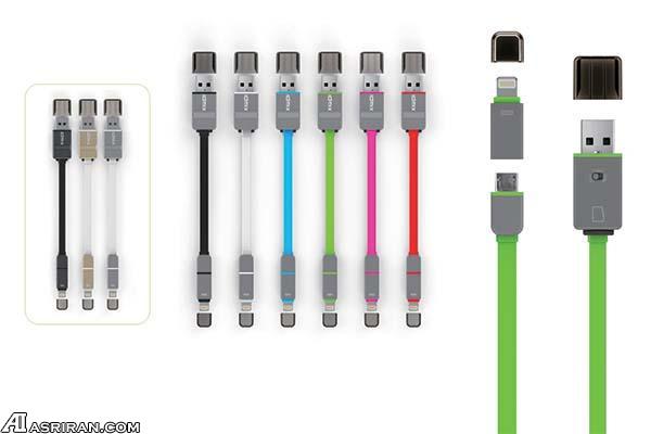 کابل شارژی مجهز به درگاه کارت میکرو اسدی! کابل شارژی مجهز به درگاه کارت میکرو اسدی!
