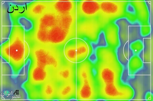 تیم دونده سرسام آور ( نقشه حرارتی 3 بازی عراق) تیم دونده سرسام آور ( نقشه حرارتی 3 بازی عراق)