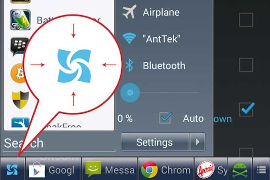 افزودن منوی استارت به اندروید افزودن منوی استارت به اندروید