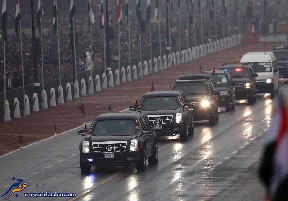 سفر اوباما یه هند (عکس)