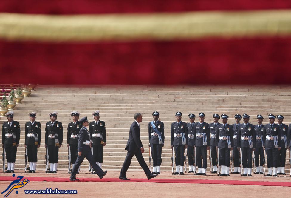 سفر اوباما یه هند (عکس)