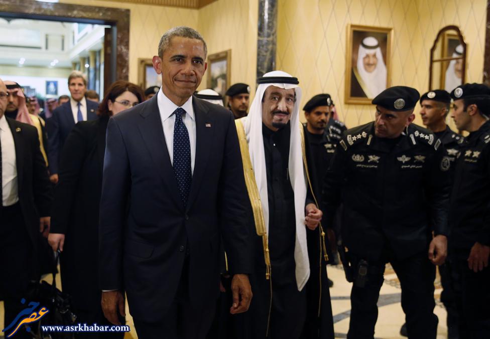 سفر اوباما به عربستان (عکس)