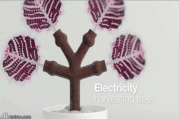 شارژ موبایل هوشمند با درخت خورشیدی چاپ شده شارژ موبایل هوشمند با درخت خورشیدی چاپ شده