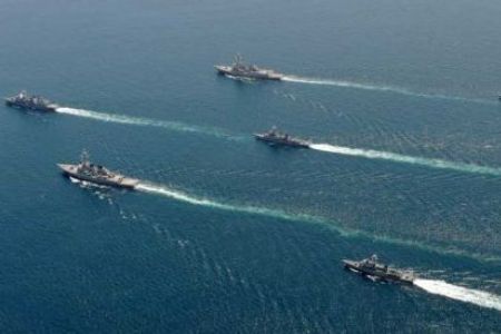 آغاز نهمین رزمایش مشترک پیامبر اعظم (ص) در تنگه هرمز آغاز نهمین رزمایش مشترک پیامبر اعظم (ص) در تنگه هرمز