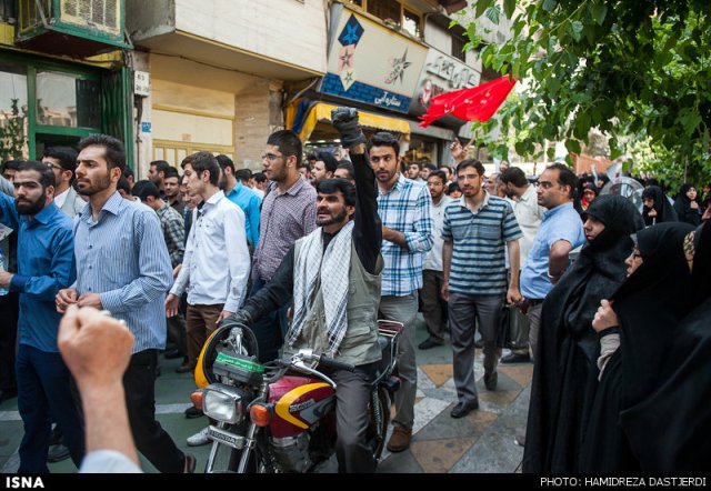 چهره معروف تجمع حجاب در تهران (عکس)