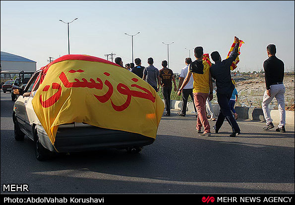 دیدار تیم های فوتبال فولاد خوزستان و السد قطر (عکس)