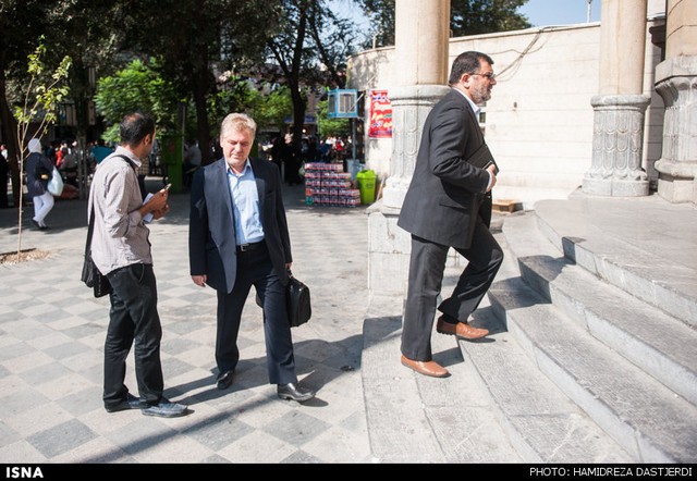 حضور سعید مرتضوی در دادسرا (عکس)