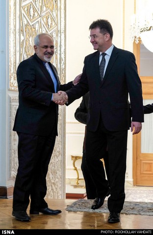 دیدار وزیر خارجه اسلواکی با ظریف (عکس)