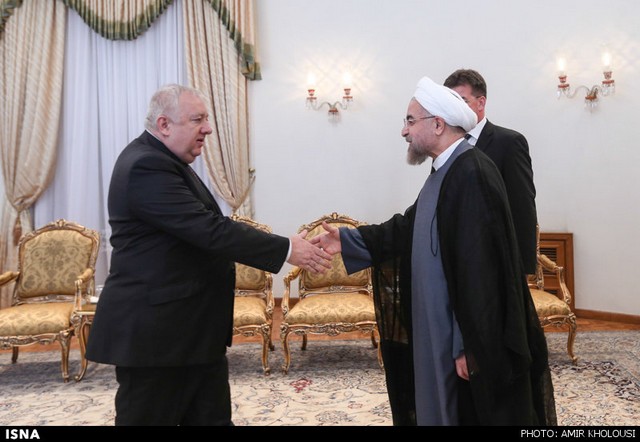 دیدار وزیر خارجه اسلواکی با روحانی (عکس)