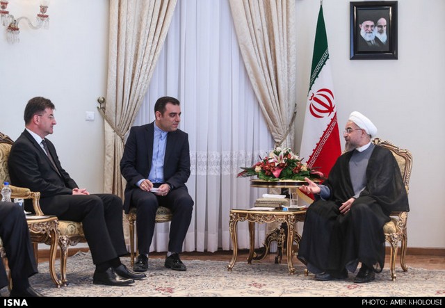 دیدار وزیر خارجه اسلواکی با روحانی (عکس)