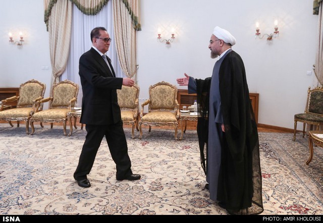 دیدار وزیر خارجه کره شمالی با روحانی (عکس)