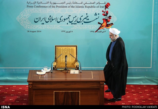 نشست خبری رییس جمهور (عکس)