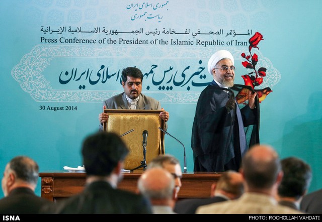 نشست خبری رییس جمهور (عکس)