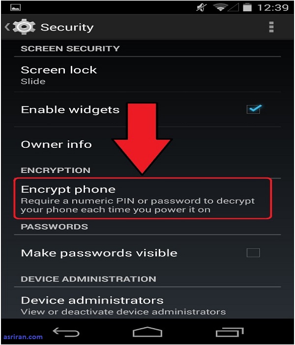 چگونه دستگاه اندرویدی را رمزنگاری کنیم؟ چگونه دستگاه اندرویدی را رمزنگاری کنیم؟