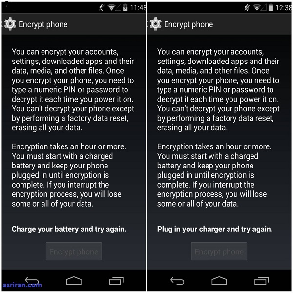 چگونه دستگاه اندرویدی را رمزنگاری کنیم؟ چگونه دستگاه اندرویدی را رمزنگاری کنیم؟