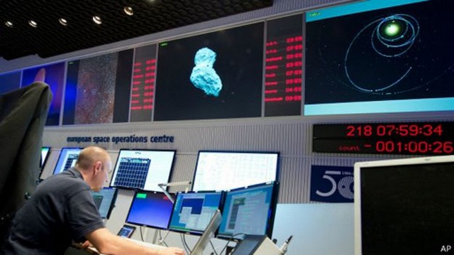 فرود روبات اروپایی بر یک دنباله دار فرود روبات اروپایی بر یک دنباله دار