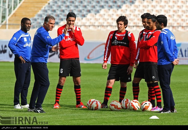 تمرین تیم ملی ایران دوشنبه(گزارش تصویری)