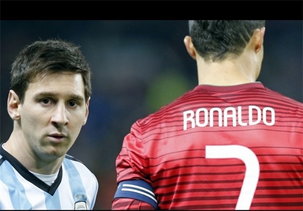 رابطه گرم و عجیب مسی،رونالدو(عکس/فیلم)