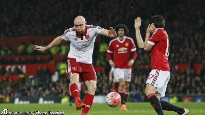 یونایتد در دقیقه 93 پیروزشد(+گزارش تصویری)