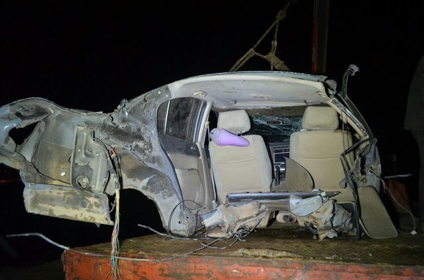 سانحه رانندگی خودرو ام وی ام را نصف کرد!