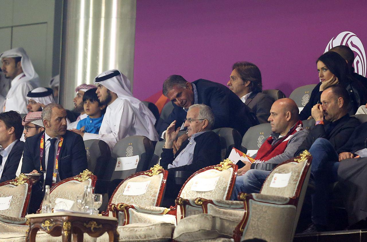 ترک ورزشگاه کی‌روش بعد از گل ایران (عکس)