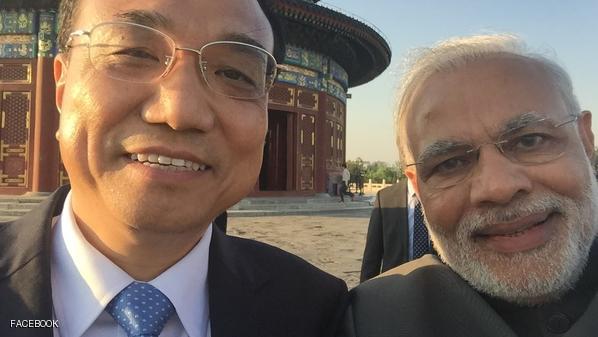 سلفی سران چین و هند (عکس)