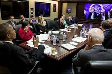 گفت و گوی ویدیویی اوباما با هیات مذاکره کننده آمریکایی