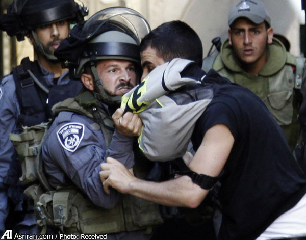 تنش بین مسلمانان و یهودیان در مسجد الاقصی (+عکس)