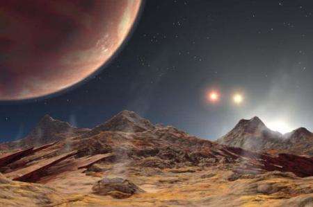 کشف سیاره ای که سه ستاره دارد کشف سیاره ای که سه ستاره دارد