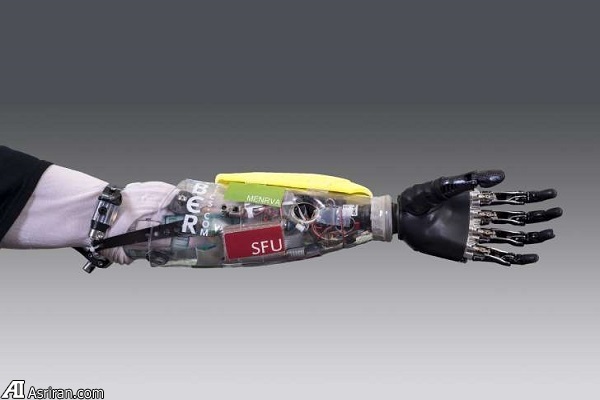 حس انگشتان با دست بیونیک جدید حس انگشتان با دست بیونیک جدید