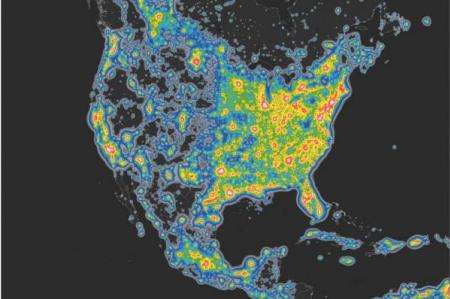 یک سوم مردم جهان کهکشان راه شیری را نمی بینند یک سوم مردم جهان کهکشان راه شیری را نمی بینند