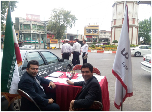 حضور تیم‌های خسارت سیار بیمه 