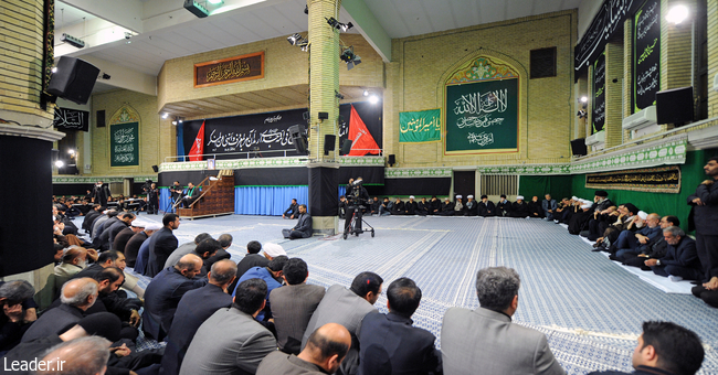 دومین شب مراسم عزاداری حضرت اباعبدالله الحسین(ع) برگزار شد (+عکس)