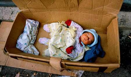 پیدا شدن نوزاد یک روزه در پدیده شاندیز