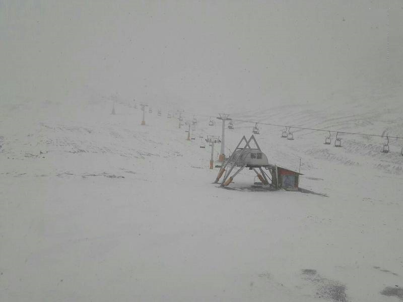 پیست توچال سفیدپوش شد (عکس)