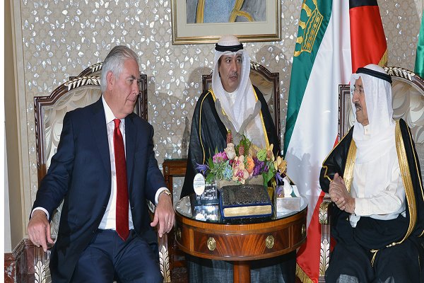 تیلرسون با امیر کویت دیدار کرد