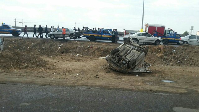 مرگ ملی‌پوش سابق دوچرخه‌سواری در اتوبان قزوین - کرج (+عکس)