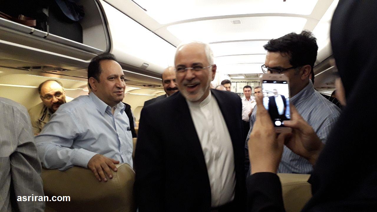 هواپیمای ظریف از آسمان عربستان سعودی عبور نکرد هواپیمای ظریف از آسمان عربستان سعودی عبور نکرد