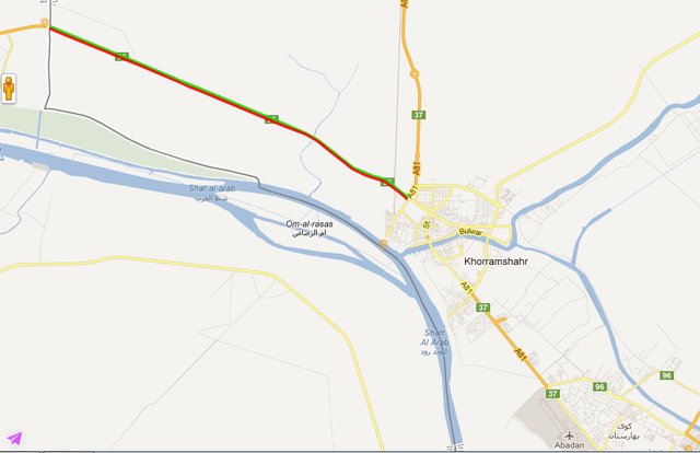 ترافیک نیمهسنگین در مسیرهای منتهی به شلمچه و چذابه