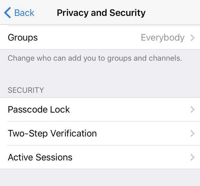 چطور دسترسی دستگاه‌ها به تلگرام را ببندیم؟