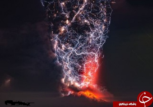 زیبایی آتش فشانها با صاعقه (+عکس) زیبایی آتش فشانها با صاعقه (+عکس)