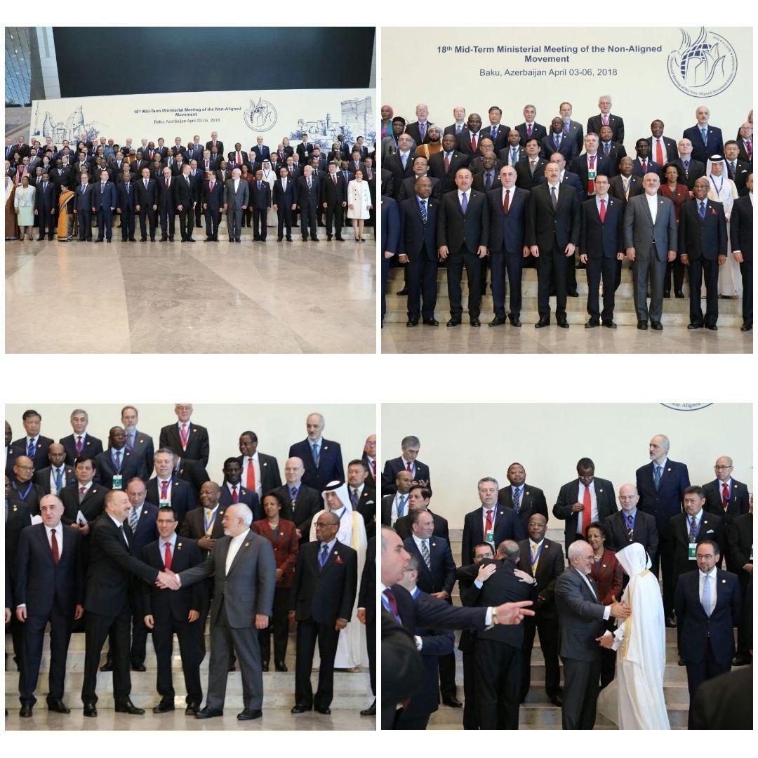 آغاز اجلاس جنبش عدم‌ تعهد با حضور ظریف (عکس)