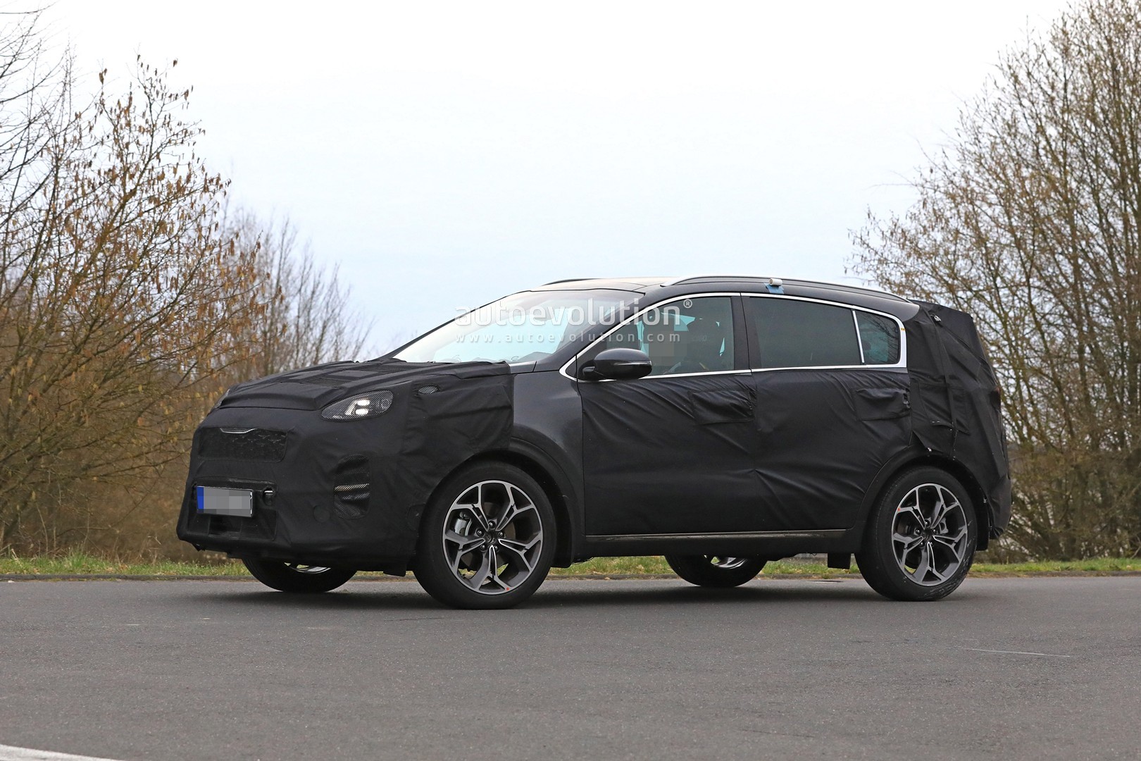 تصاویر لو رفته از تست فیس‌لیفت کیا اسپورتیج 2019