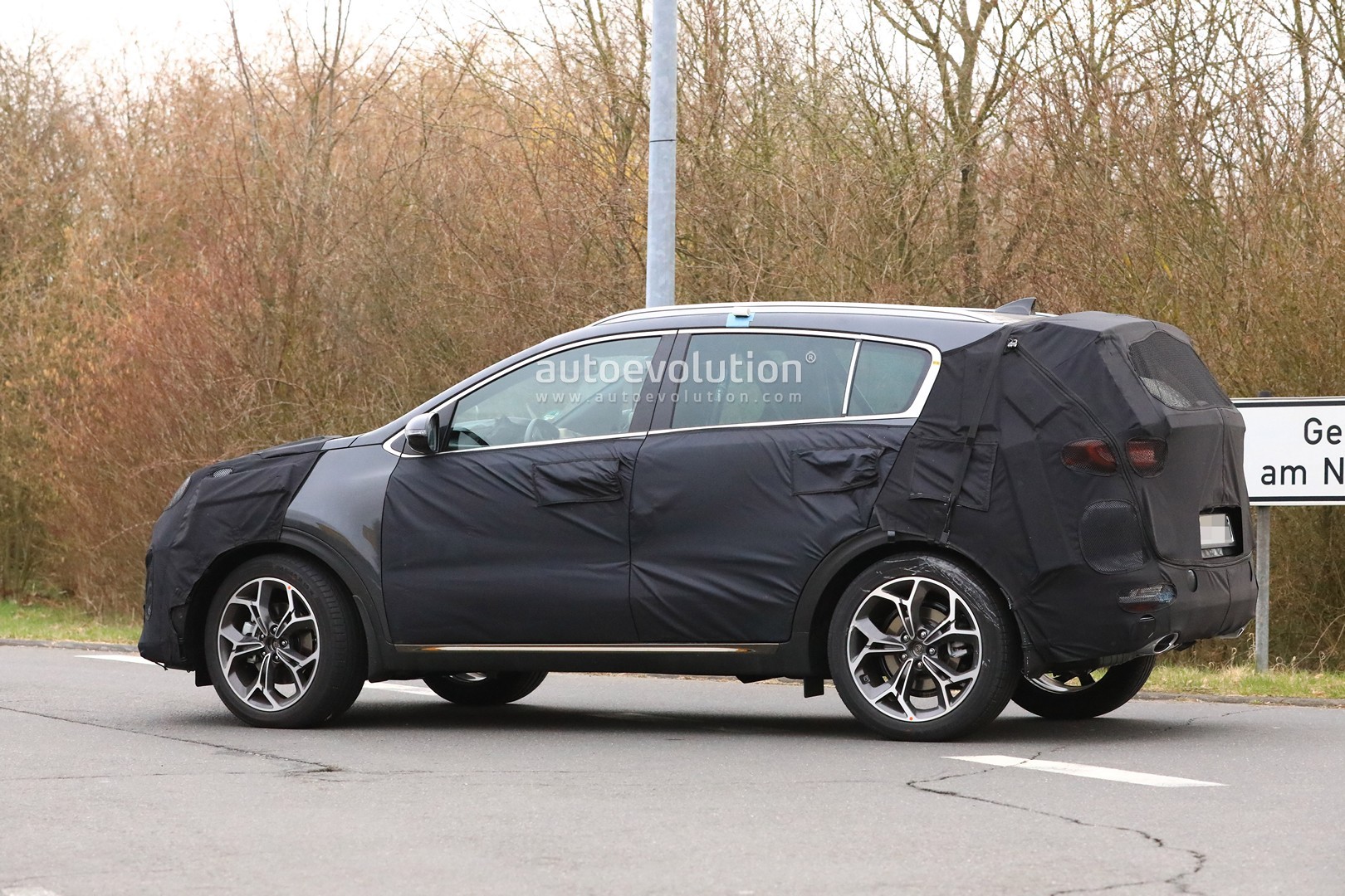 تصاویر لو رفته از تست فیس‌لیفت کیا اسپورتیج 2019