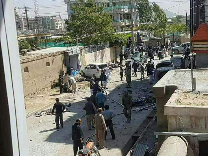 انفجار انتحاری در مرکز انتخابات در کابل/ 12 قربانی تا این لحظه انفجار انتحاری در مرکز انتخابات در کابل/ 12 قربانی تا این لحظه