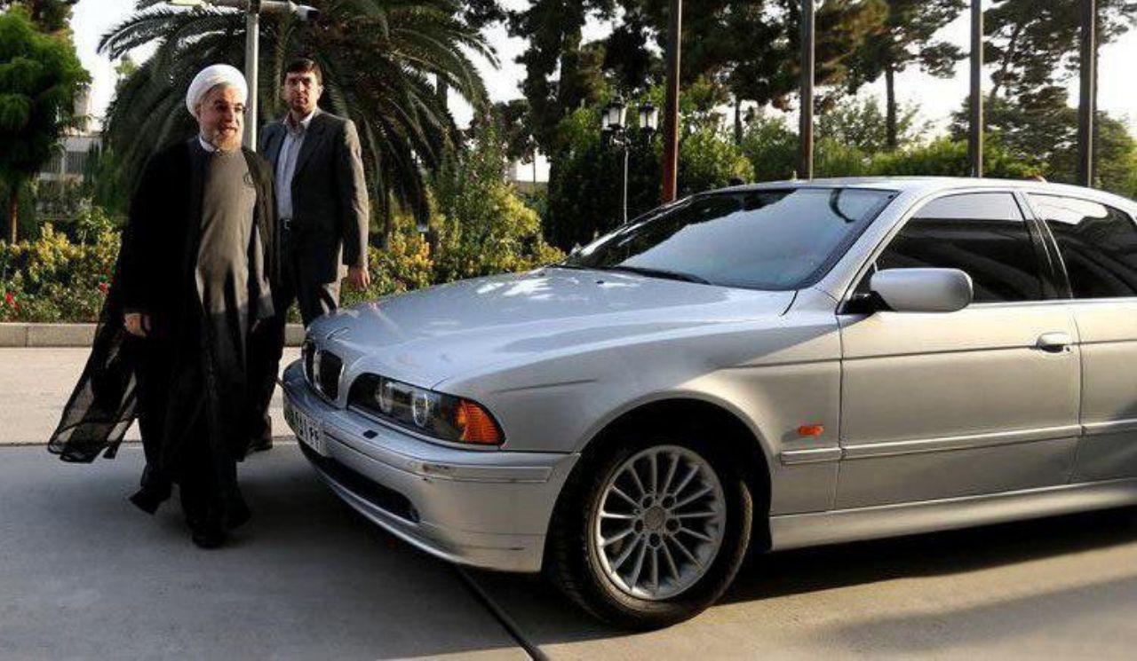 خودرویی که رییس‌جمهور با آن تردد می کند (عکس)