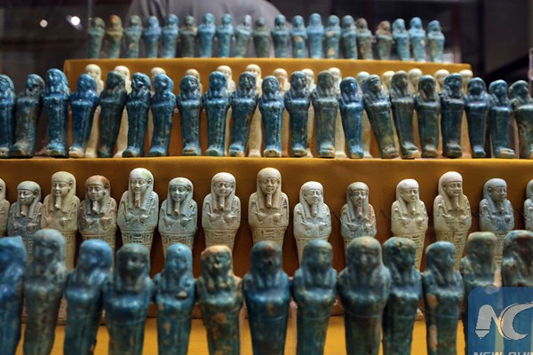 نمایش اشیاء تاریخی استردادی از ایتالیا در موزه ملی قاهره (+عکس)