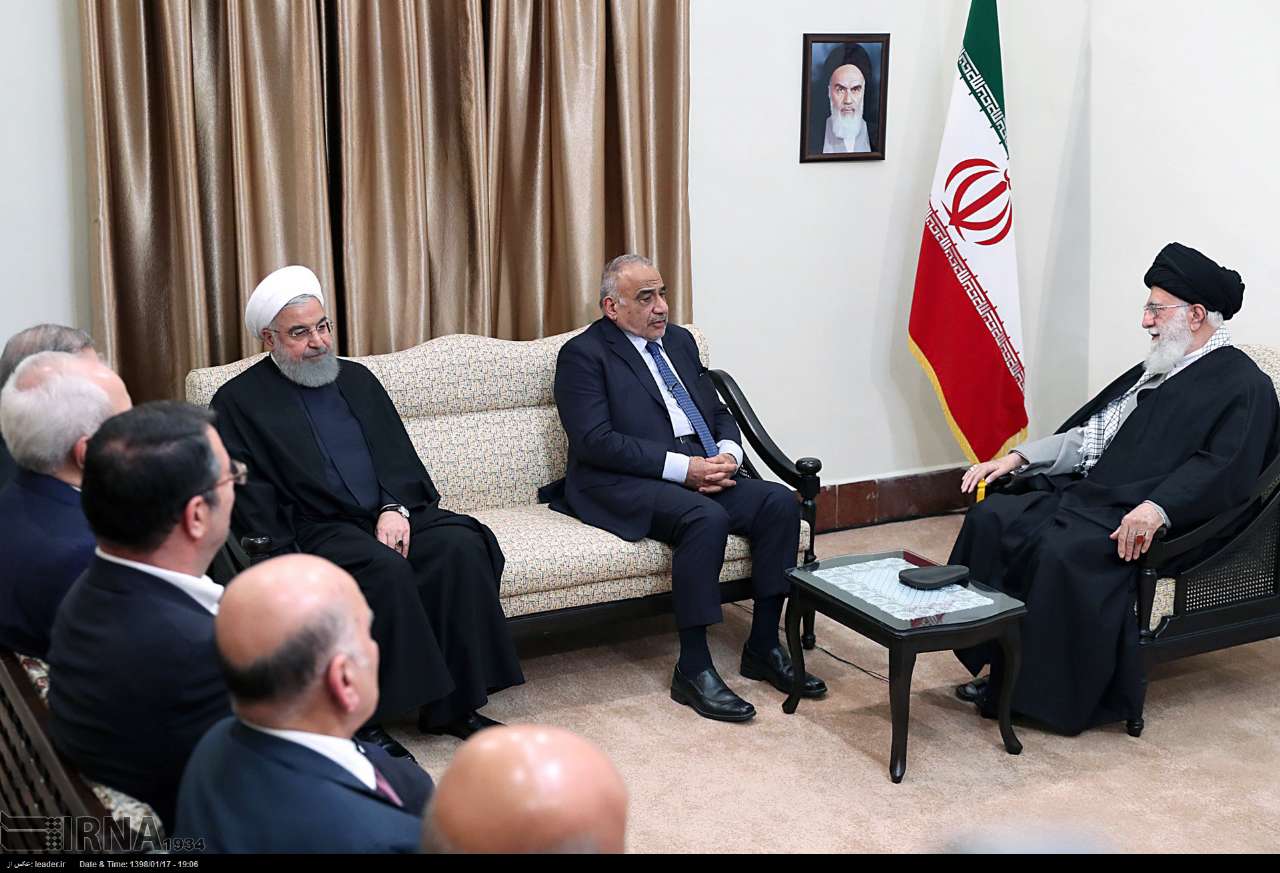 دیدار نخست وزیر عراق با رهبر انقلاب (عکس)