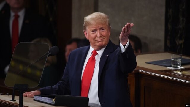 ترامپ در نطق سالانه خود وعده پایان جنگ‌های آمریکا در خاورمیانه را داد